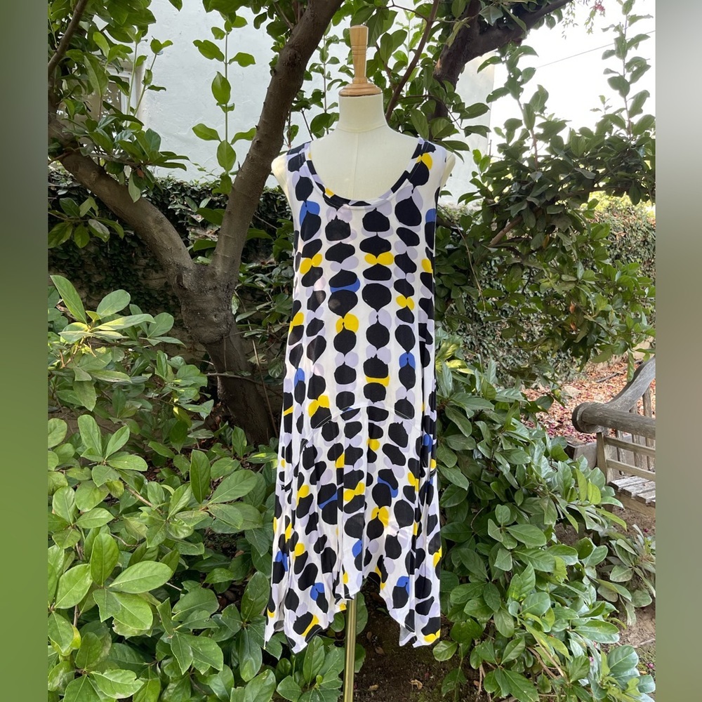 Lila P Sleeveless Abstract Print Dress - size XS